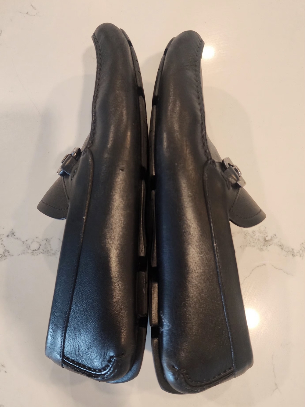 Salvatore Ferragamo Black Leather Bit-Detail Loafers - Picture 5 of 8